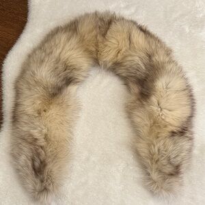 Real fox fur scarf